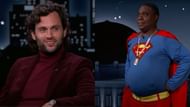 Badgley and Morgan (Image via YouTube/Jimmy Kimmel Live)